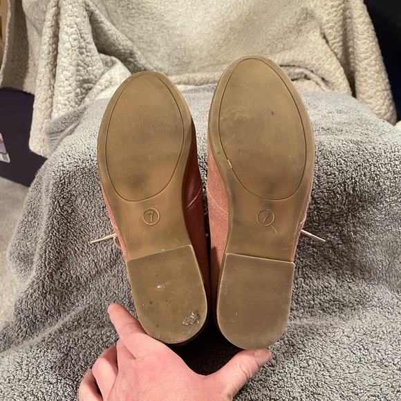 Pink suede booties - Picture 6 of 7